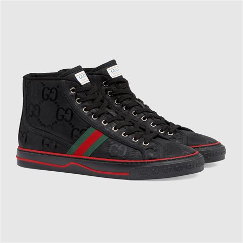 gucci shoes men all black|black Gucci sneakers men's.